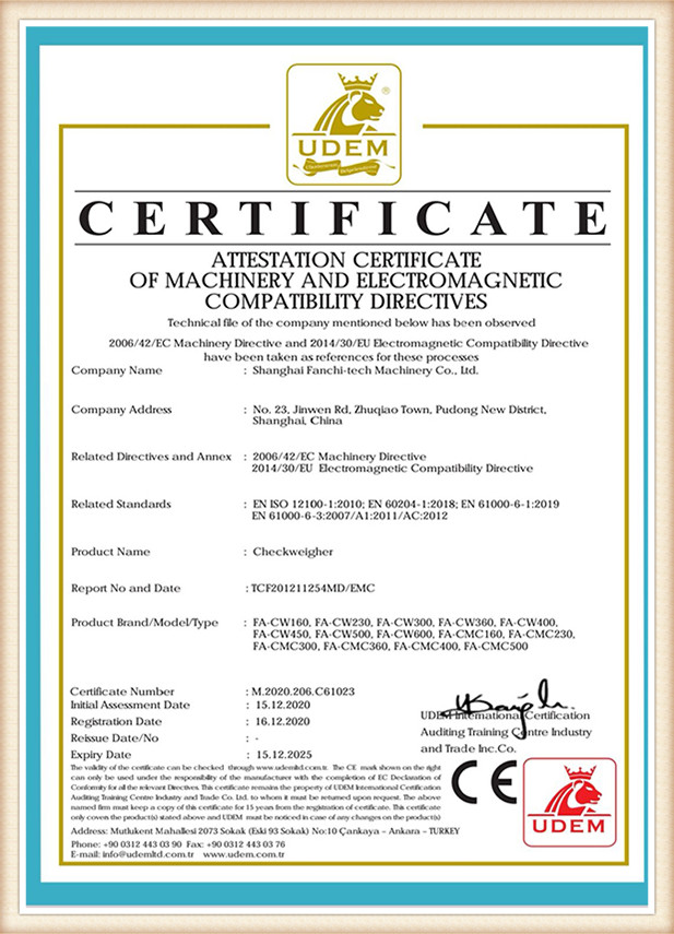 CE Checkweigher