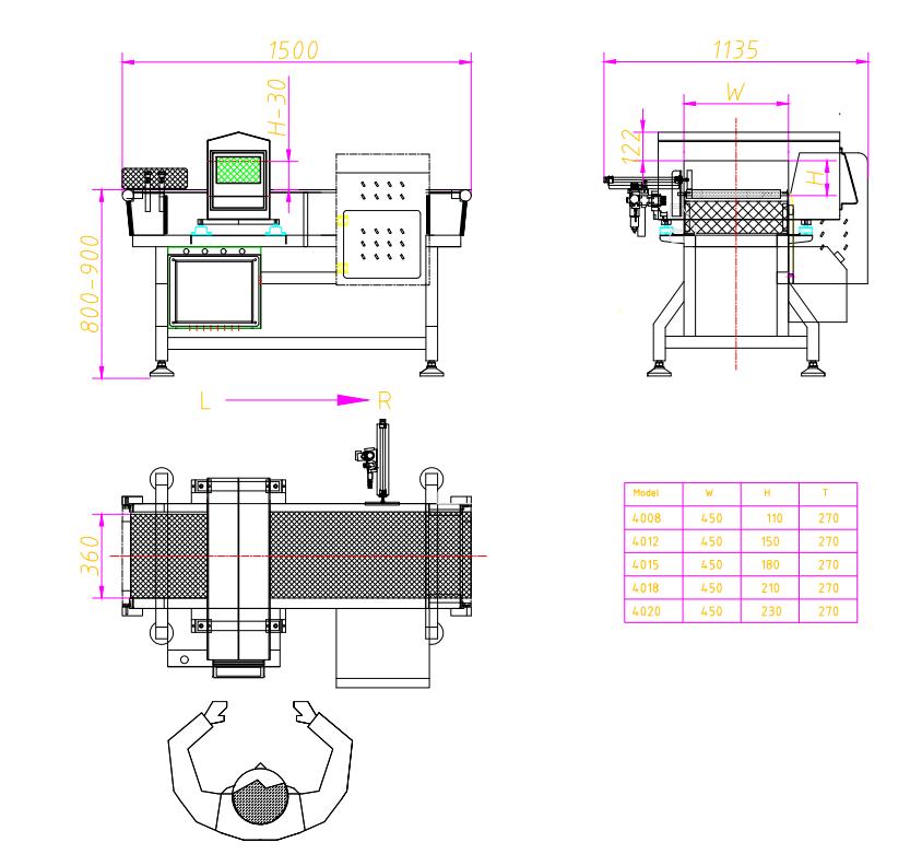 Fanchi-tech-FA-MD-II-Conveyor-Metal-Detector-maka-akwakọba-1